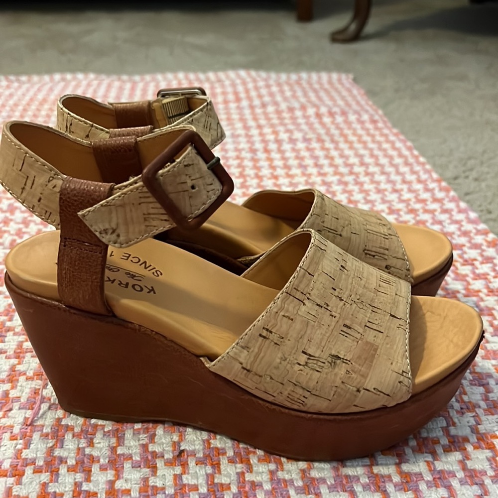 Kork-Ease Wedge Sandal, sz 6.
